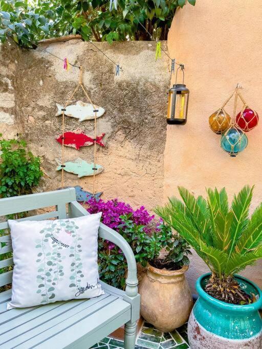Petit Patio - 2 Chambres - Centre Ville - Climatisation Cassis Exterior foto